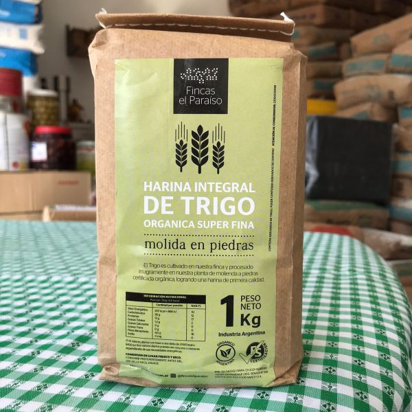 HARINA INTEGRAL SUPER FINA X 1KG FINCAS EL PARAISO